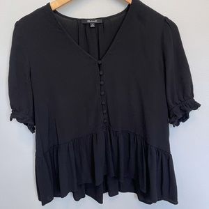 Madewell peplum top